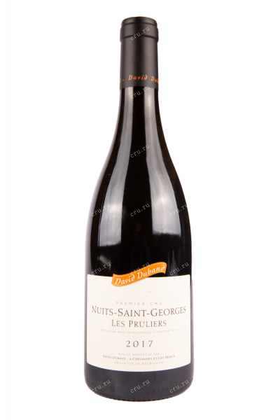 Вино David Duband Nuits-Saint-Georges Premier Cru Les Pruliers 2017 0.75 л