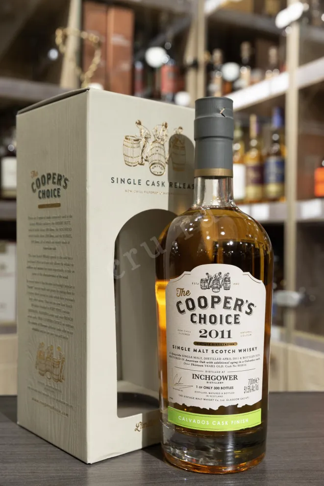 В магазине Крю Профи The Cooper's Choice Inchgower Calvados Cask Finish in gift box 0.7 л