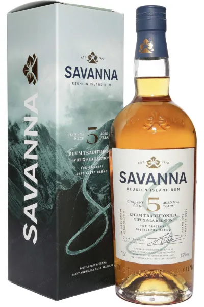 Ром Savanna 5 Years Old in gift box  0.7 л