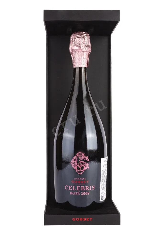 В подарочной коробке Gosset Celebris Rose in gift box 2008 0.75 л