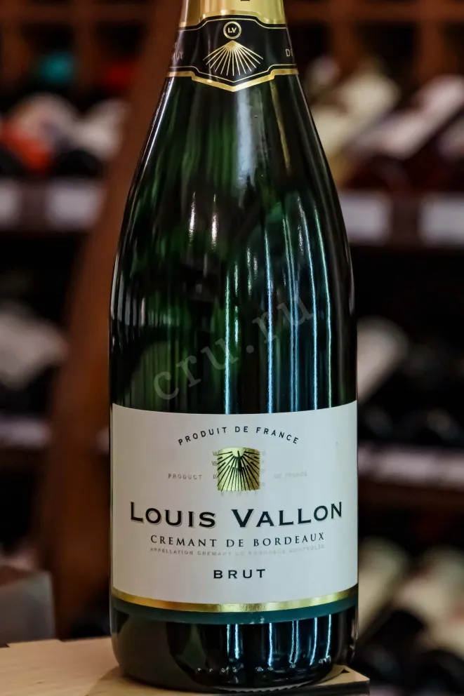 В магазине Крю Профи Louis Vallon Cremant de Bordeaux Brut 2023 0.75 л