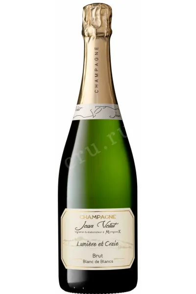 Шампанское Jean Velut Lumiere et Craie Blanc de Blanc Brut Champagne AOC  0.75 л