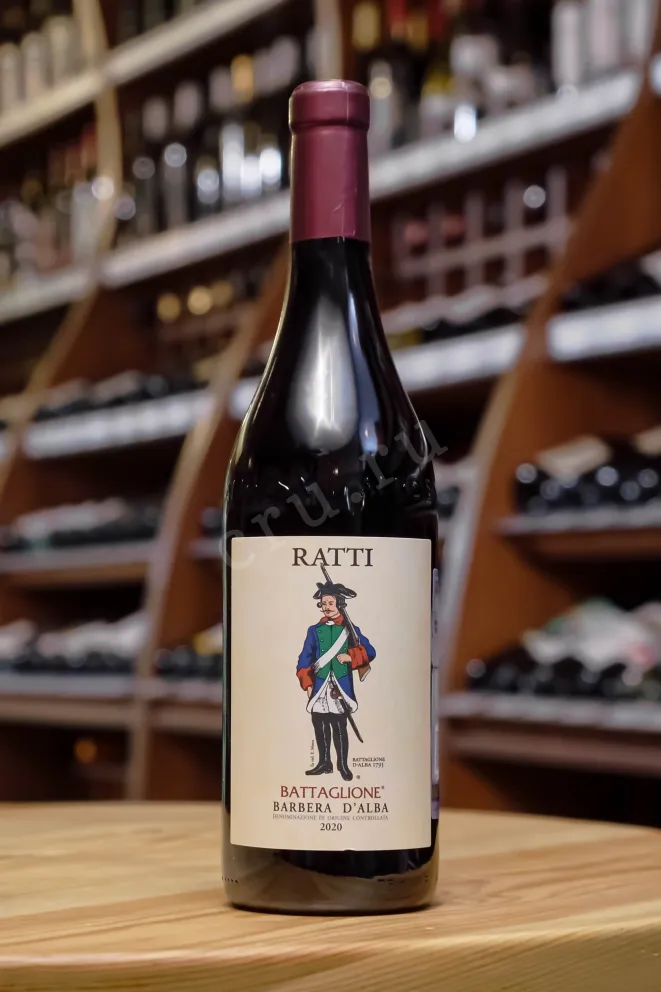 В магазине Крю Профи Renato Ratti Battaglione Barbera d'Alba Red Dry DOC 2022 0.75 л