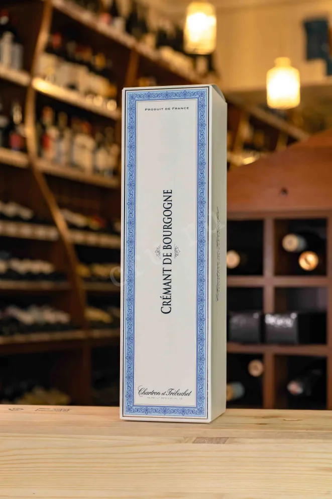 В магазине Крю Профи Chartron et Trebuchet Cremant de Bourgogne Chardonnay Brut in gift box 2023 0.75 л