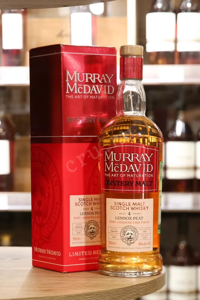 В магазине Крю Профи Murray McDavid Mystery Malt Lennox Peat 4 Years Old gift box 0.7 л