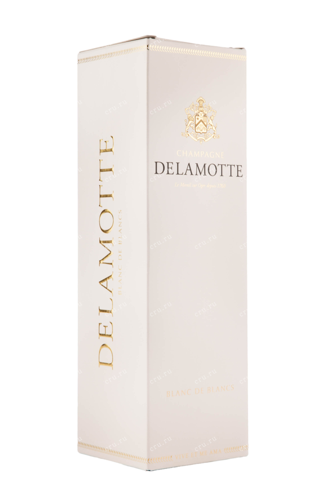 Подарочная коробка игристого вина Delamotte Brut Blanc de Blancs 1.5 л