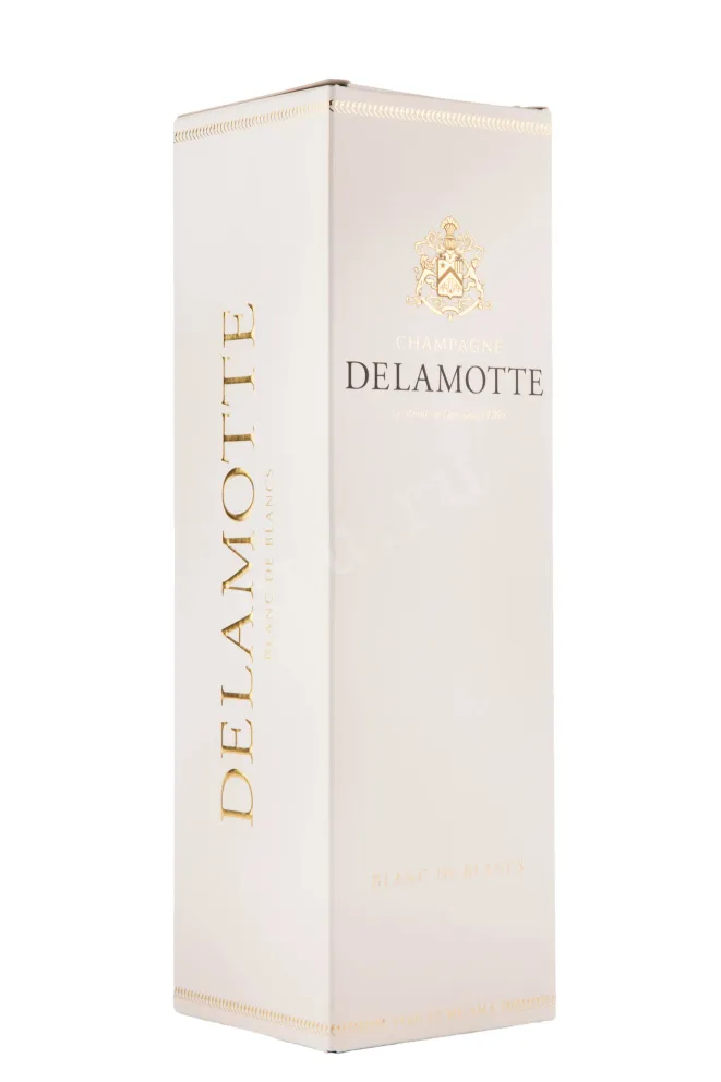 Подарочная коробка игристого вина Delamotte Brut Blanc de Blancs 1.5 л