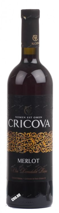Вино Cricova Merlot Vintage Range 0.75 л