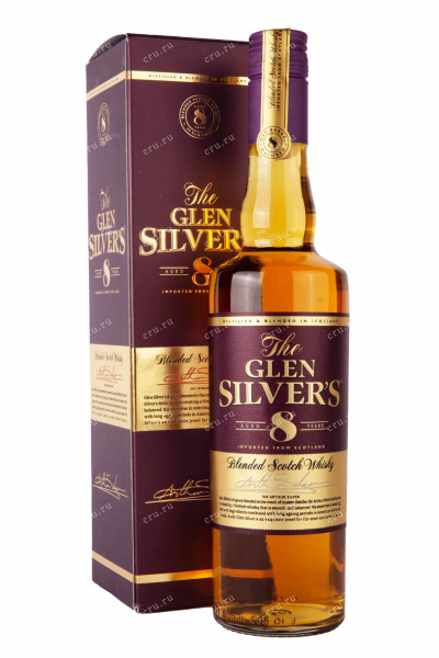 Виски Glen Silver's 8 years gift box  0.7 л