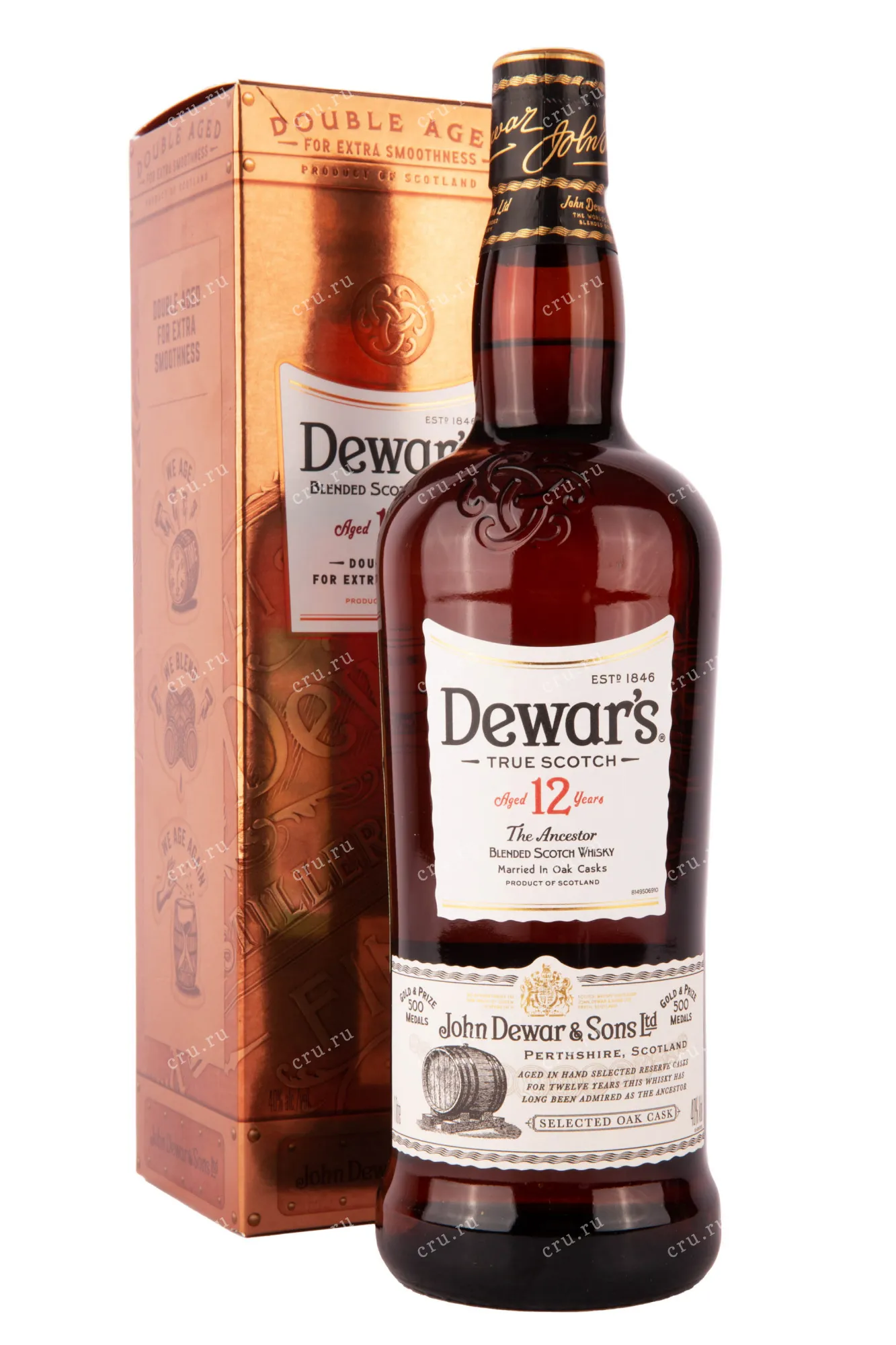 Фото — Виски Dewar's Special Reserve 12 years old with gift box  1 л