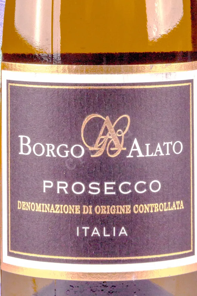 Этикетка Borgo Alato Prosecco  0.2 л