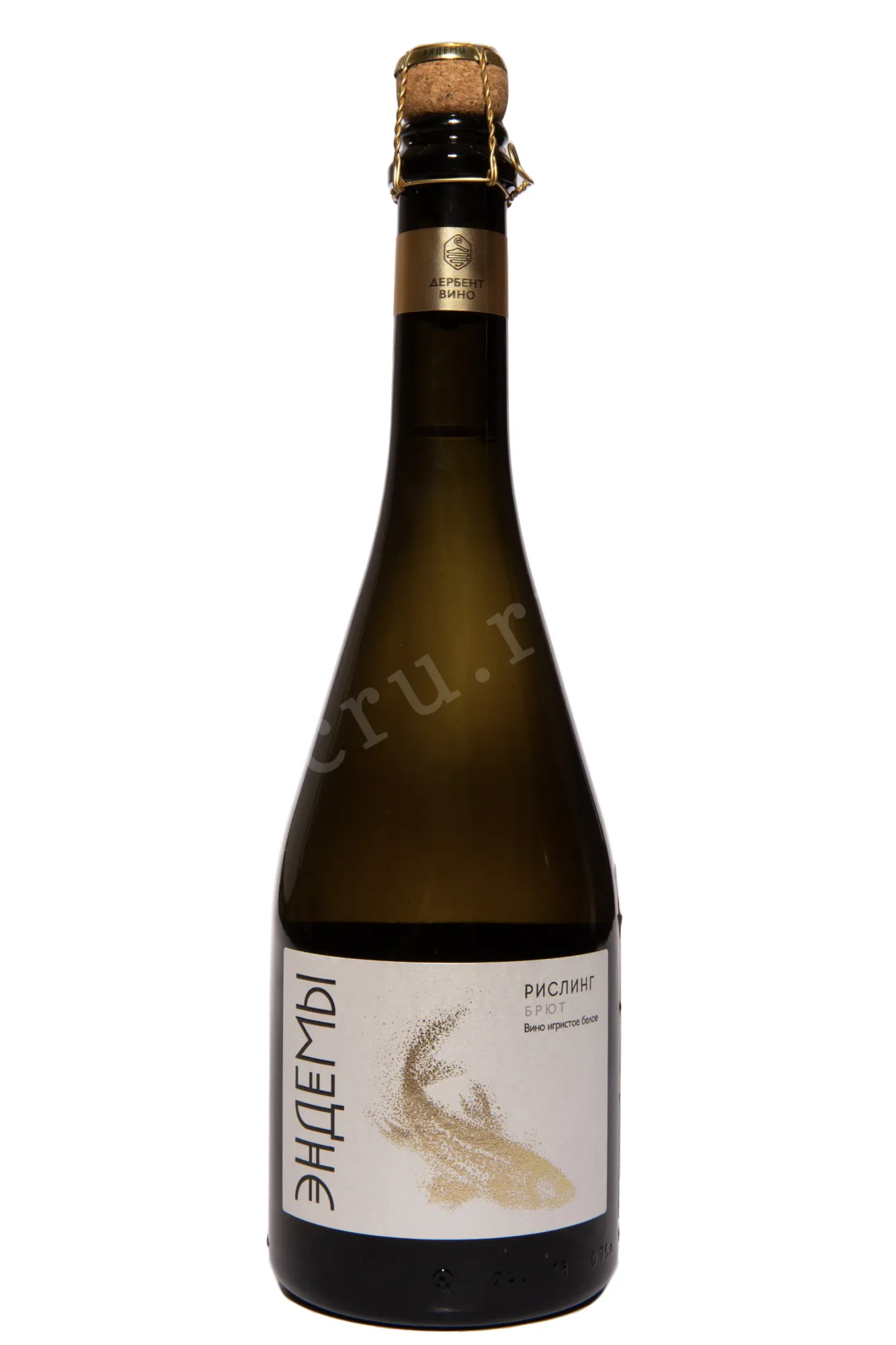 Фото — Игристое вино Эндемы Рислинг Брют  2025 0.75 л