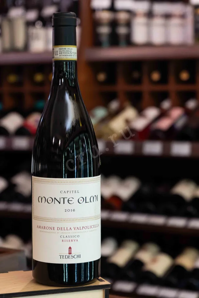 В магазине Крю Профи Tedeschi Capitel Monte Olmi Amarone della Valpolicella DOC Classico Riserva 2016 0.75 л
