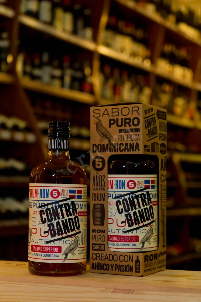 В магазине Крю Профи Contrabando Anejo 5 years gift box 0.7 л
