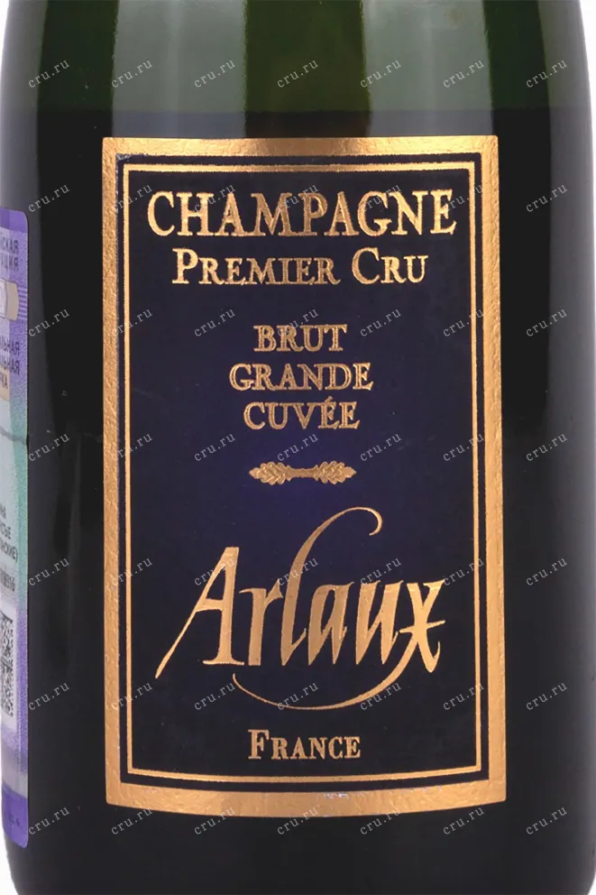 Этикетка Arlaux Brut Grande Cuvee Premier Cru  2018 0.75 л