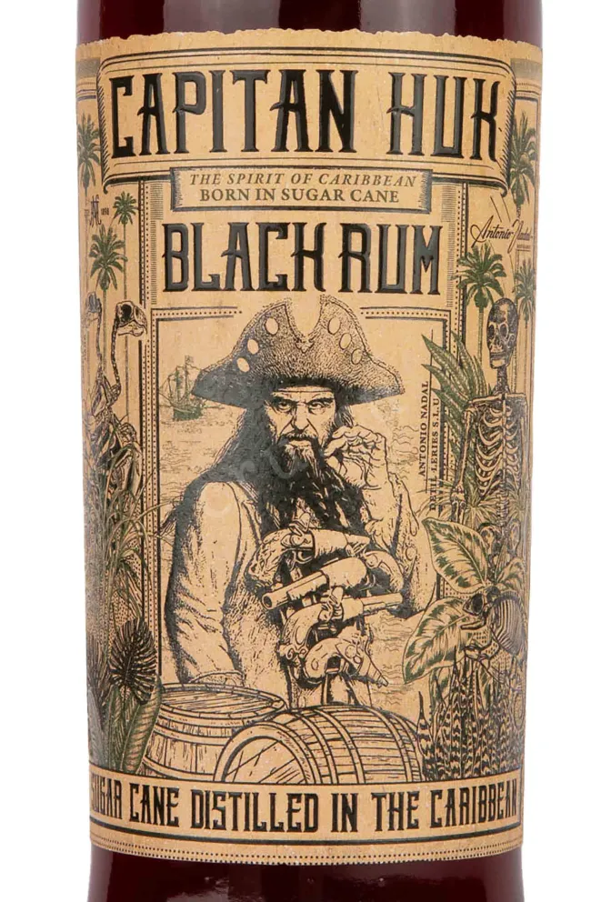 Этикетка Capitan Huk Black 1 л