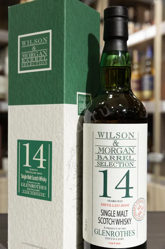 В магазине Крю Профи Wilson & Morgan Barrel Selection Glenlossie Sherry Finish PX 14 Years Old in gift box 0.7 л