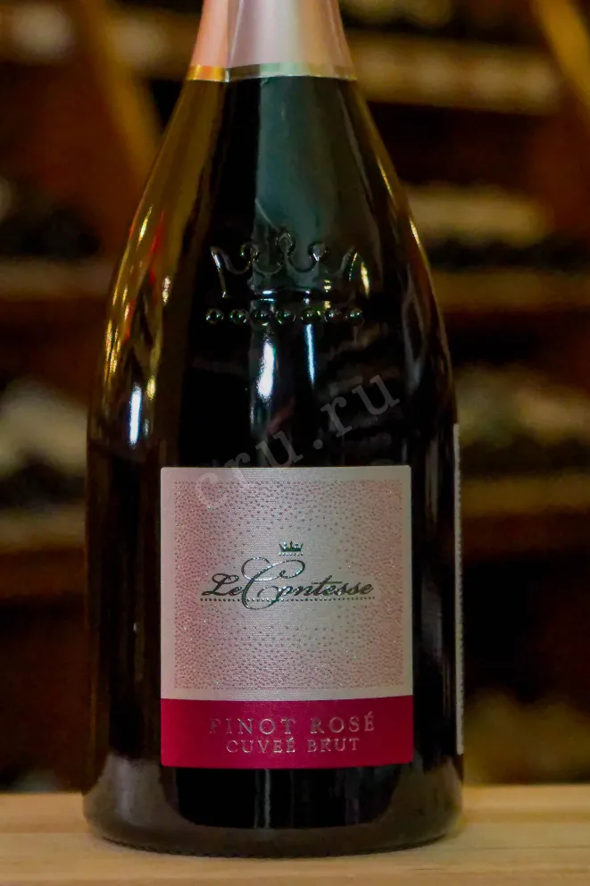 В магазине Крю Профи Le Contesse Pinot Rose Cuvee Brut 2022 0.75 л