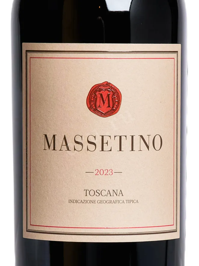Этикетка Massetino Toscana 0.75 л
