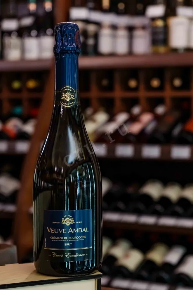 В магазине Крю Профи Veuve Ambal Cuvee Excellence Brut Cremant de Bourgogne 2022 0.75 л