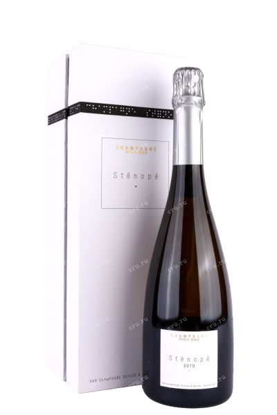 Шампанское Champagne Stenope with gift box 2010 0.75 л