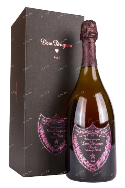 Шампанское Dom Perignon Rose in gift box 2008 0.75 л