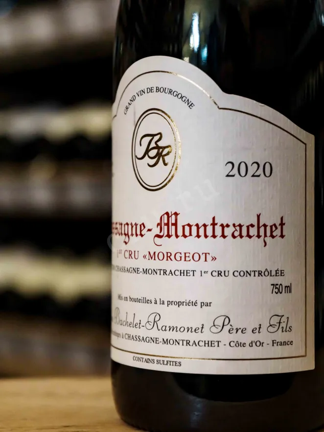 В магазине Крю Профи Domaine Bachelet-Ramonet Chassagne-Montrachet 1er Cru Morgeot 2020 0.75 л