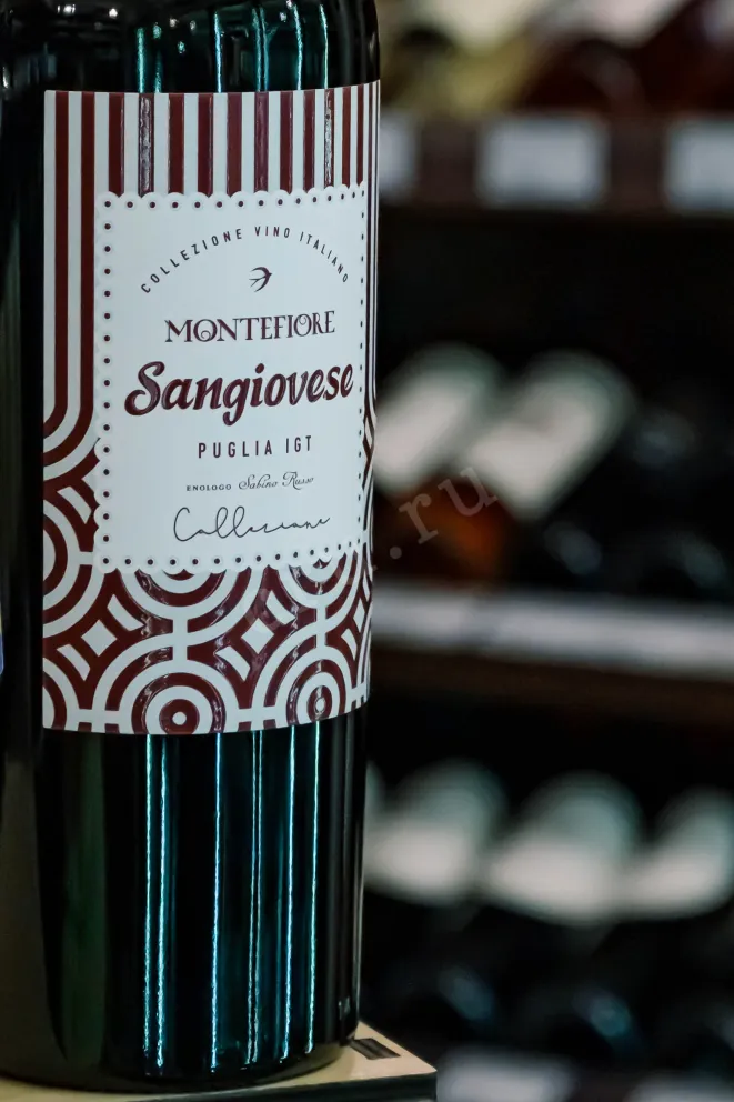 В магазине Крю Профи Montefiore Sangiovese Puglia IGT 2024 0.75 л