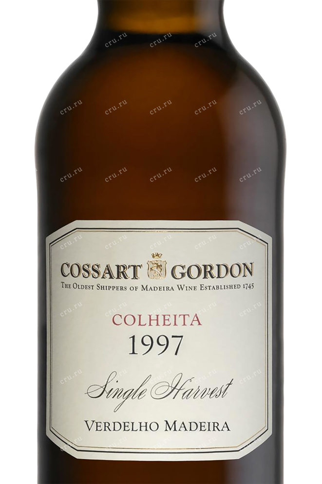 Этикетка Cossart Gordon Single Harvest Colheita 1997 0.5 л