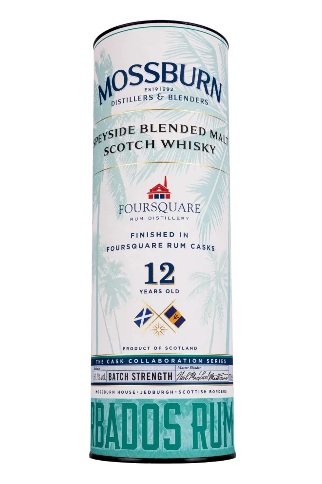 Туба Mossburn Blended Malt Scotch 12 years in tube 0.7 л