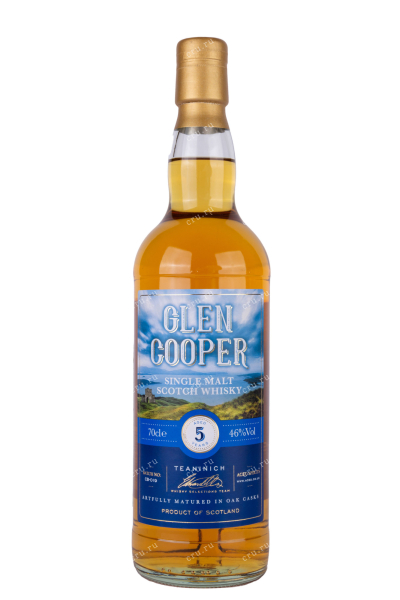 Виски Single Malt Glen Cooper 5 years  0.7 л