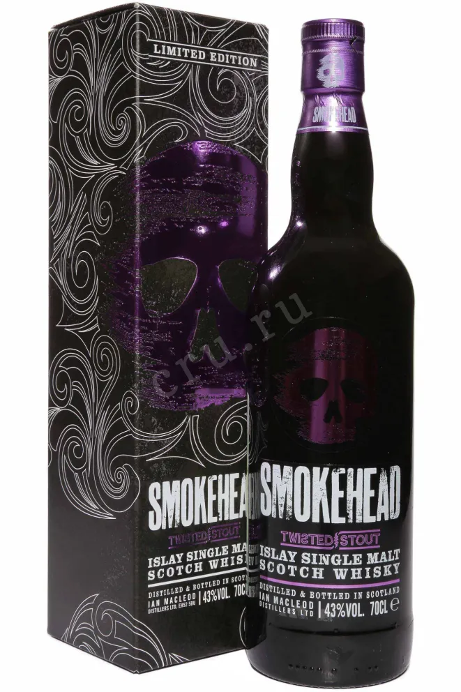 Виски Smokehead Twisted Stout in gift box  0.7 л