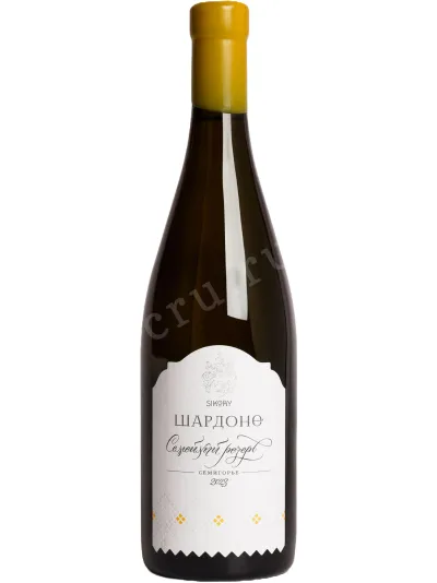 Вино Сикоры Шардоне Семейный Резерв 2023 0.75 л