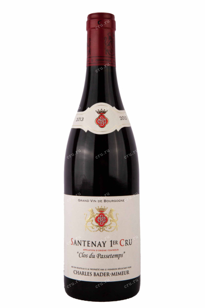 Вино Charles Bader-Mimeur Santenay 1er Cru Clos du Passetemps 2013 0.75 л