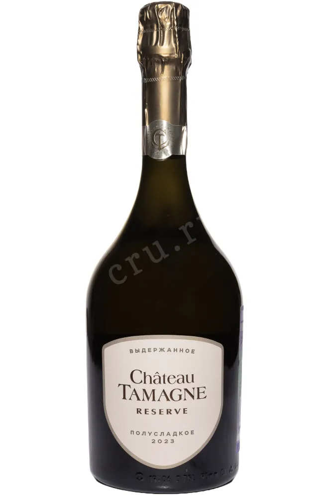 Игристое вино Шато Тамань Резерв Полусладкое 2023 0.75 л