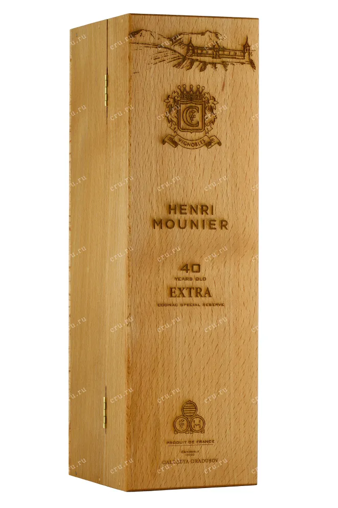 Коньяк Henri Mounier Extra Galereya Gradusov with gift box  0.7 л