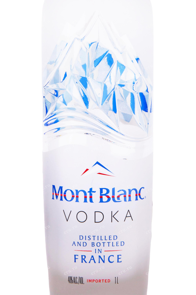 Этикетка Mont Blanc 1 л