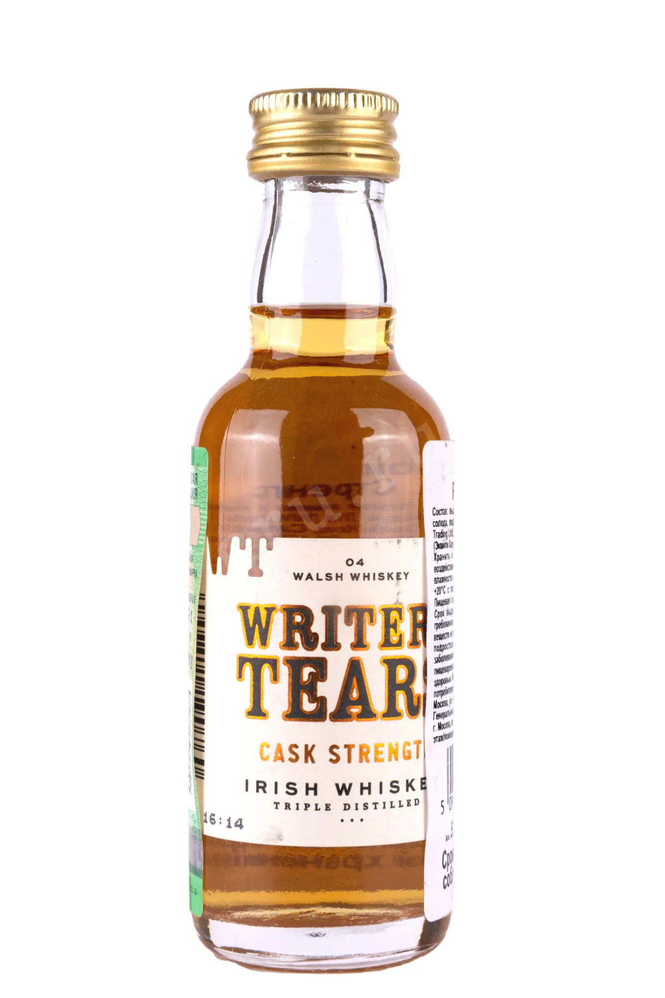 Фото — Виски Writers Tears Cask Strength  0.05 л