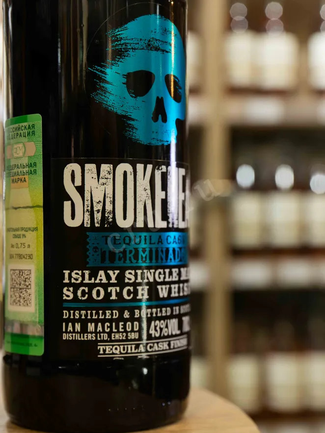 В магазине Крю Профи Smokehead Terminado Tequila Cask in gift box 0.7 л