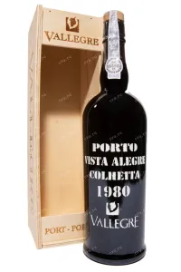 Портвейн Vista Alegre Porto Сolheita Vallegre in wooden box 1980 0.75 л