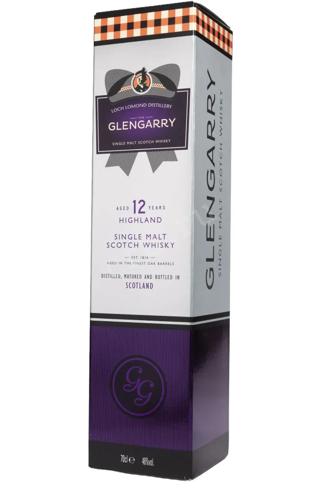 Подарочная коробка Glengarry 12 years 0.7 л