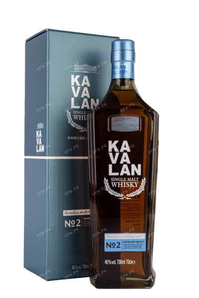 Виски Kavalan Distillery Select #2 with gift box  0.7 л
