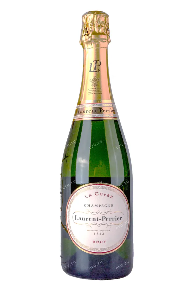 Бутылка Laurent-Perrier Brut Cuvee gift box with 2 glasses 0.75 л