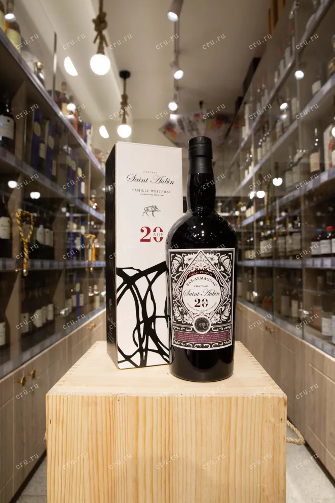 Арманьяк Saint Aubin 20 age gift box  0.7 л