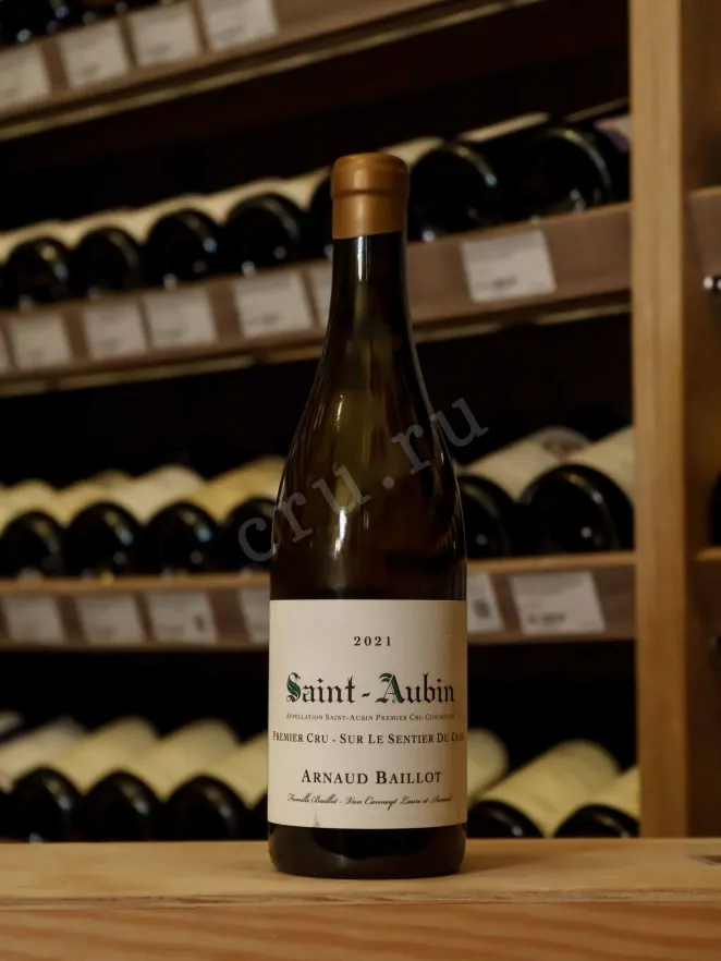 В магазине Крю Профи Arnaud Baillot Saint-Aubin Sur Le Sentier du Clou Premier Cru 2021 0.75 л