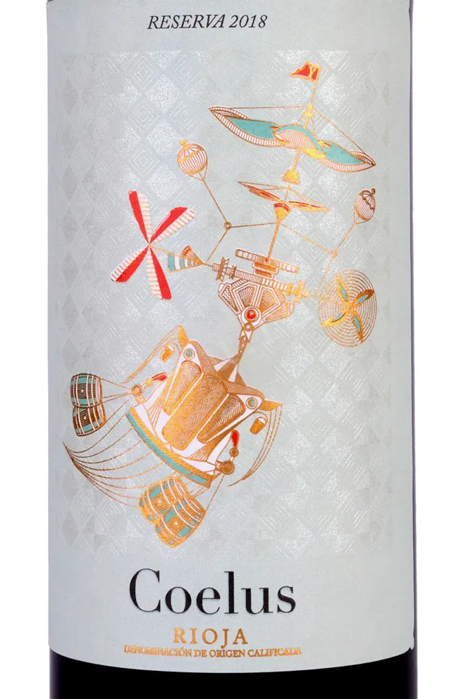 Этикетка Coelus Reserva Rioja 2018 0.75 л