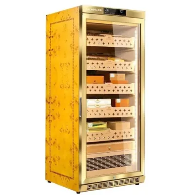 Humidor Refrigerator Raching MON1800A Gold 600 Cigars