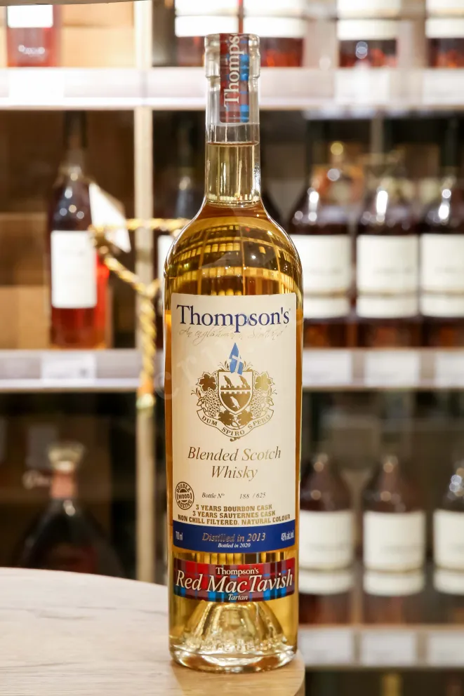 В магазине Крю Профи Thompsons Blended Scotch gift box 0.7 л