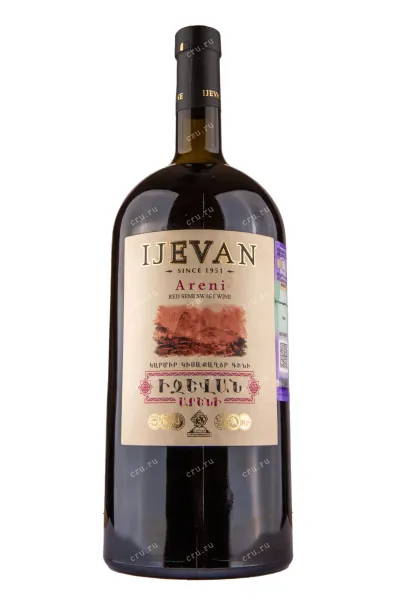 Вино Ijevan Areni red semi-sweet 1.5 л