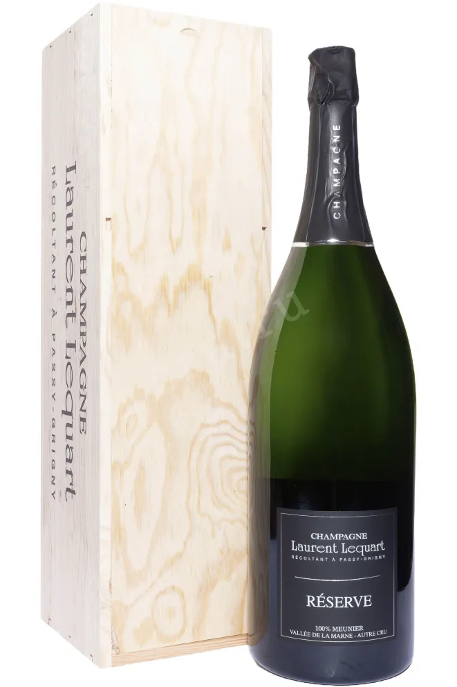 Шампанское  Laurent Lequart Reserve in gift box 2021 3 л